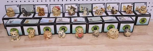 18 Vintage Retired HARMONY BALL POT BELLYS Historical Cats Garnet Valentino USA - Picture 1 of 13