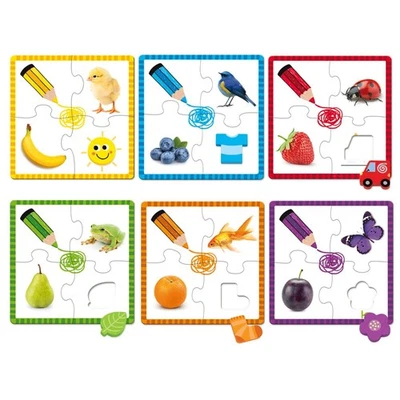 Goula- Puzzle a 6 Colori in legno e cartone per Imparare i Colori da 2 anni uWAp - Immagine 1 di 4