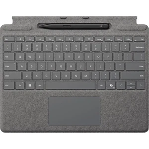 Microsoft Surface Pro Copilot+ PC Keyboard Cover and Slim Pen 2 Bundle, Platinum - Bild 1 von 9