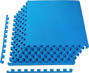 Fitvids Puzzle Exercise Mat with EVA Foam Interlocking Tiles for MMA, Exercise, - Picture 1 of 5