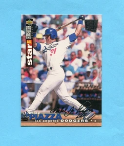 MIKE PIAZZA LOS ANGELES DODGERS 1995 UPPER DECK SE SILVER SIGNATURE INSERT #90 - Picture 1 of 2