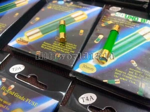 1x Furutech Fuse enchapado en oro 20 mm x 5 mm 1A, 2A, 3.15A, 4A, 6x32 mm 2A,3A TF soplado lento - Imagen 1 de 1