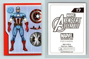 Captain America Part 1 of 2 #17 Marvel Avengers Assemble 2013 Panini Sticker - Picture 1 of 1