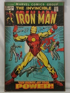 Marvel Comics Cover Invincible Iron Man Wall Art Wood Plaque 19in x 13in x .5in - Picture 1 of 20