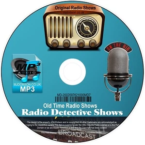 Crime & Mystery Radio Shows MP3 CD | Detective Old Time Audio Collection - Picture 1 of 8