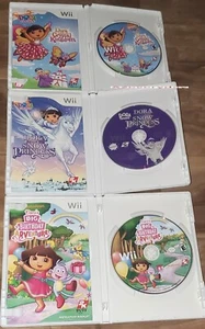 Wii Dora the Explorer Spiel SET/Bundle KID Save the Crystal Kingdom_Prinzessin_MÄDCHEN - Bild 1 von 4