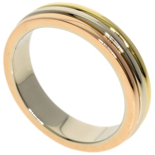 CARTIER Ring Three colors # 48 K18 Yellow G 18K Pink G