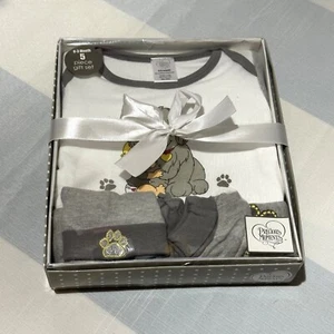 Precious Moments set regalo 5 pezzi body grigio pantaloni berretto stivaletti guanti - Foto 1 di 8