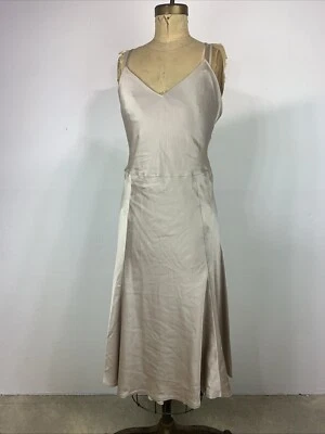 Vestido vaina de seda vintage Calvin Klein hecho en Italia talla 4 Foto 1 de 4