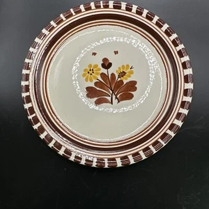 Vernon Kilns Pottery Gale Turnbull Hand Decorated T-630 Floral 6.25" Plate - Picture 1 of 3