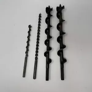 Vintage Greenlee Rockford Schlage Irwin Drill Bits Lot of 4 Restored Made in USA - Picture 1 of 18
