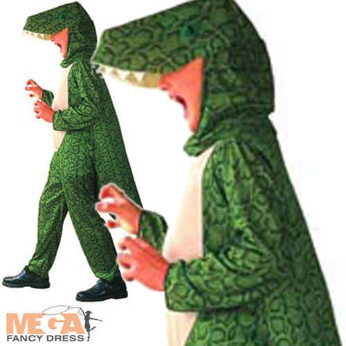 Dinosaur Fancy Dress Boys Girls Kids Child Animals Book Week Costume Ages 4-12 - Image 1 of 1