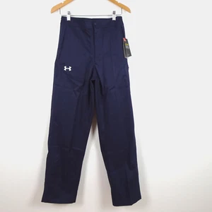 Under Armour Armourstorm Pants Men's Size S Blue Water Repellent Zip Leg Sports - Picture 1 of 6