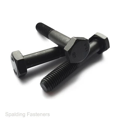 SPALDING FASTENERS 12.9 HEX HEAD BOLTS DIN931HIGH TENSILE STEEL M10,M12,M16,M20,M24