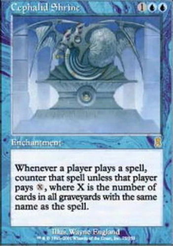 Cephalid Shrine ~ Heavily Played Odyssey MTG Magic UltimateMTG Blue Card - Image 1 of 1