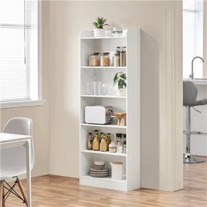 Bücherregal Offener Stauraum Standregal mit Verstellbarem Boden Bücherschrank - Bild 1 von 24