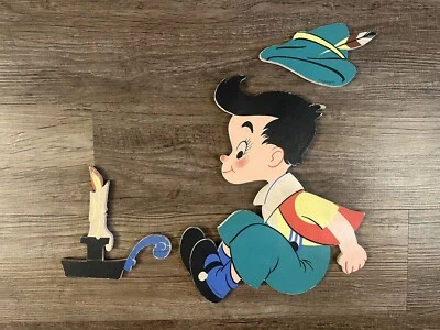 Placas de pared Dolly Toy Co. vintage de los años 50 madre ganso Jack Be Nimble Foto 1 de 4