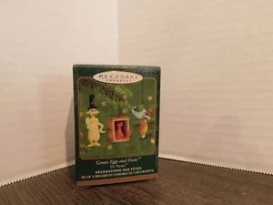 Hallmark Keepsake Ornament 2000 "Green Eggs and Ham" Dr. Seuss Miniature - Picture 1 of 1