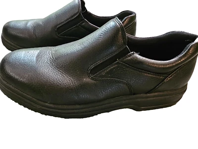 DS Work Mens Black Work Shoes Oil And Slip Resistance Size 10W - Image 1 of 4