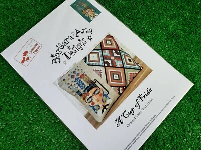 A Cup Of Frida - Cross Stitch Pattern from Barbara Ana Designs - Creative Poppy - Image 1 of 4