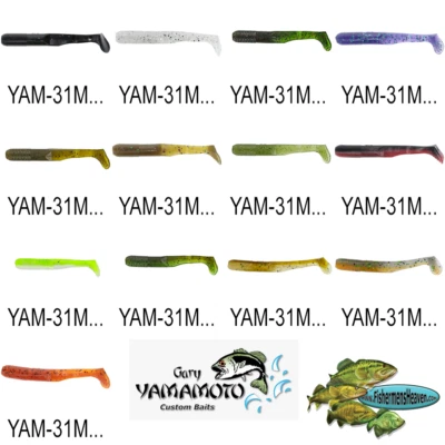 Yamamoto Swim Senko 3.5 Inch FAT Soft Plastic Bait Any Color 31M-07 Fishing Lure - Image 1 of 4