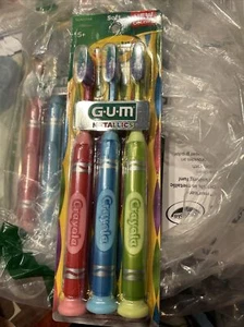 Gum Crayola Marker Shaped Toothbrush Two 3 Packs Suction Cup Base. New - Picture 1 of 2