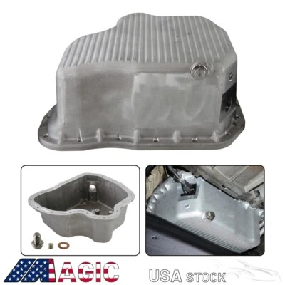 High Capacity Cast Oil Pan GM Sierra 6.6L LB7 LLY LBZ LMM Duramax Diesel 01-10 - Image 1 of 4