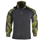 Mens Combat Shirt US Army GEN3 T-Shirt Tactical Military Zip Hooded Casual Shirt