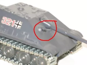 Solido Ambiente Originale 1 Mitragliatrice Da Cassa Jagdpanther Militare Panther - Foto 1 di 2