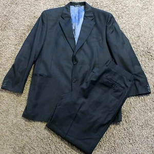 Jack Victor Valuto Classic Fit 2 Piece Suit Blazer Jacket Men's 43R Pants 36x30 - Picture 1 of 10