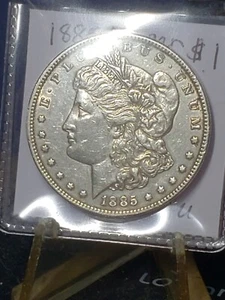 1885 $ 1 Morgan Silberdollar AU - Bild 1 von 2