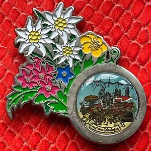 DEUTSCHLAND 🙂 METALL KÜHLSCHRANKMAGNET MÜNCHEN OKTOBERFEST BLUMEN TOURISTISCHES SOUVENIR 🙂 - Bild 1 von 4