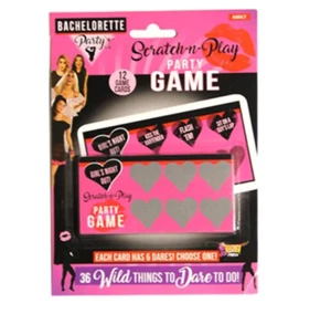 Bachelorette Party Scratch N Play Party Game 12 Game Cards Party Game (36 Dates) - Picture 1 of 4