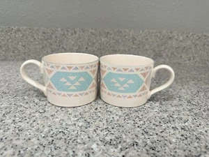 International Tableworks Zuni #9096 China Coffee Cup Set of 2 - Bild 1 von 6