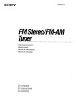 Sony St-S333esxmk2 Tuner Owners Instruction Manual