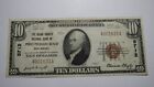 10 $ 1929 Point Pleasant Beach New Jersey billet de banque de monnaie nationale billet