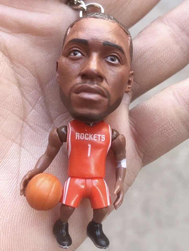 Mini Figura 3D Tracy McGrady Rockets Rojo Baloncesto Llavero Houston Foto 1 de 1