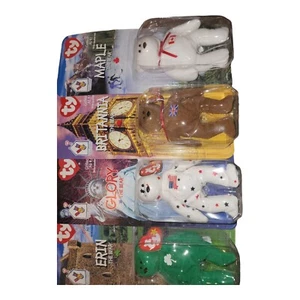 ☆ TY BEANIE BABYS - MCDONALD'S INTERNATIONAL BARS SET (4) NEU IN BOX SELTENES SET - Bild 1 von 11