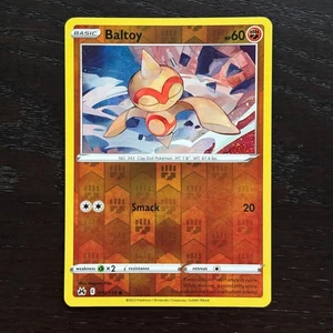 Baltoy 070/159 Pokemon Crown Zenith Sword & Shield Reverse Holo Common NM - Picture 1 of 2