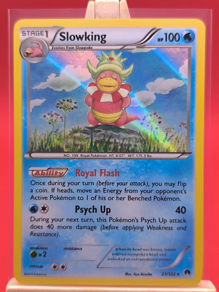 Slowking 21/122 BreakPoint Holo Rare Pokemon Card * New * - Image 1 of 4