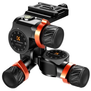 K&F Concept 3-Wege Zahnkopf Astrofotografie Stativkopf Aluminium 1/4" 360... - Bild 1 von 6