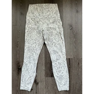 Lululemon Align High Rise weiß grau Legging Hose Yoga Athleisure Größe 6 - Bild 1 von 6