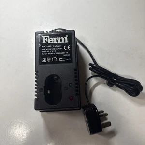 Ferm FCDC-1800 Battery Charger Black 18 Volt 2 Amp Compact Wall Mounted UK Plug - Picture 1 of 17
