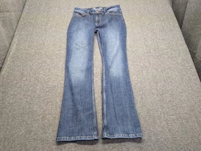 Wrangler Jeans Womens 7 32 Blue Boot Cut Retro Faded Western Cowgirl - Image 1 of 4