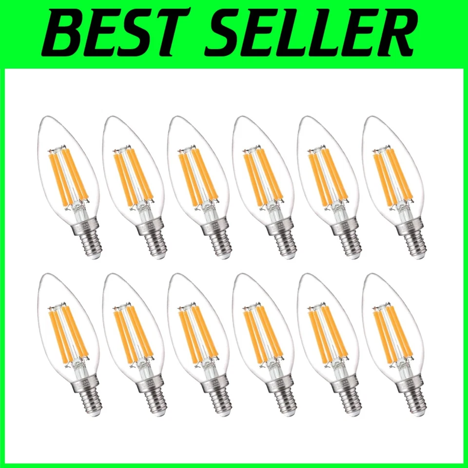 Energy Efficient 800LM E12 Dimmable LED Bulbs Pack - Perfect for Chandeliers - Image 1 of 4