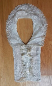 VOLANTES BORDADOS JABOT VINTAGE ENCAJE AYRSHIRE - Imagen 1 de 4