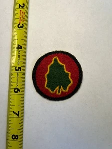 US Army 24th Infantry Division Patch Round Green Design - Picture 1 of 2