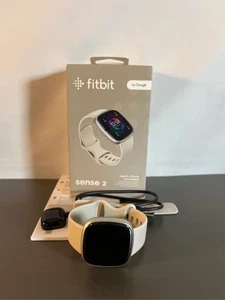 Reloj inteligente Fitbit Sense 2, 39 mm - blanco - Imagen 1 de 8