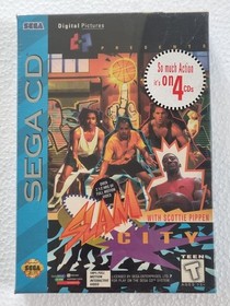 Slam City w Scottie Pippin Sega CD [ Brand New Sealed ]