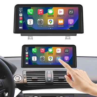 For BMW CIC E81 E82 E87 E88 10.25' Wireless CarPlay AndroidAuto Touch Stereo Foto 1 de 4